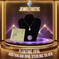 Australian Floating Opal pendant sterling silver